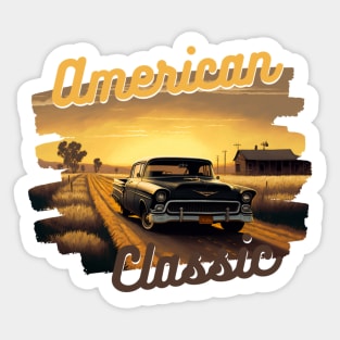 American Classic Car Inspired by The Chevy El Camino Sticker